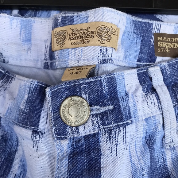 NINE WEST SIZE 4/27. Lightweight skinny jeans. Five pocket jeans vintage america - Picture 5 of 5